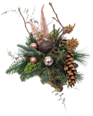 Glitterkerst op kurk